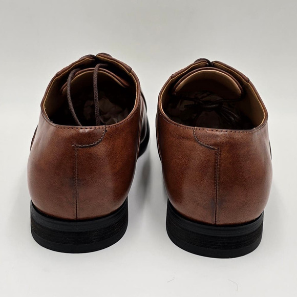 Kenneth Cole Reaction Kylar Oxfords Brown Lace Up Cap Toe Shoe Men's 7W - Picture 4 of 10